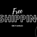 free shipiing,