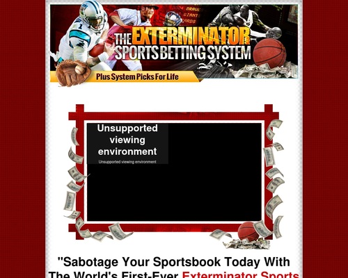 The Exterminator Sports Betting System By Author of the #1 system