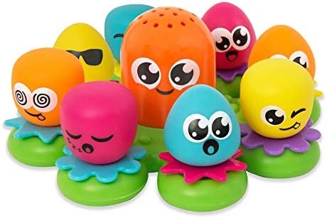 TOMY Toomies Octopals Number Sorting Baby Bath Toy | Educational Water Toys For Toddlers | Suitable For 1, 2 and 3 Years Old Boys and Girls