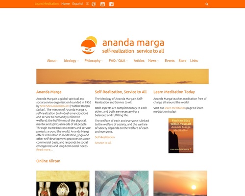 Ananda Marga: Meditation, Yoga and Social Service – Self-Realization and Service to All