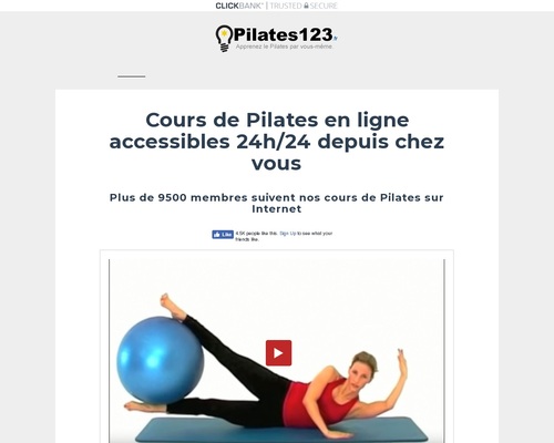 Cours de Pilates en Videos en Francais