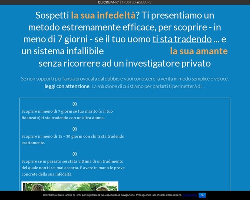 Scopri Se Lui Ti Tradisce E Con Chi (PDF + Video)