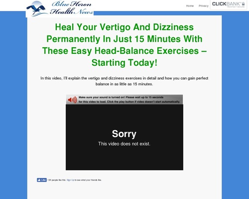 Vertigo and Dizziness Program – Blue Heron Health News