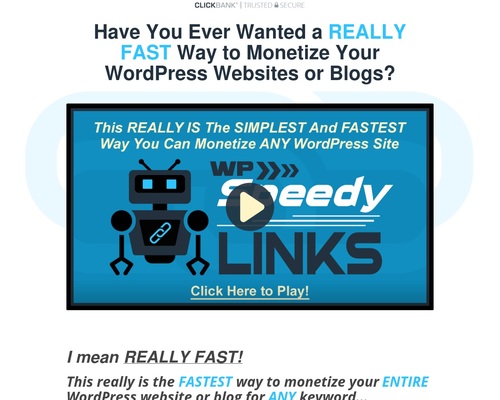 WP Speedy Links — WP Speedy Links